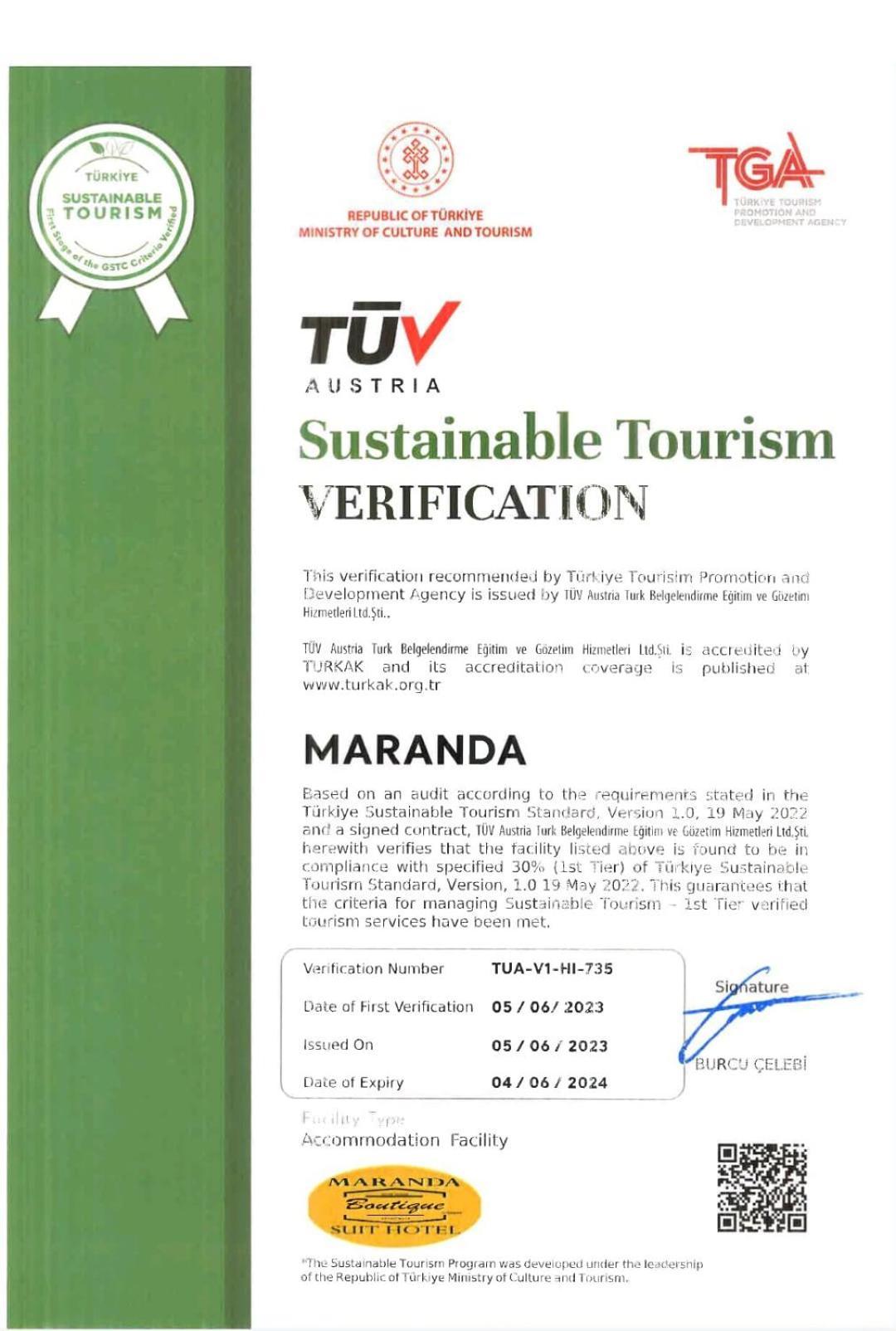 Maranda Suit Hotel Istanbul Exteriör bild